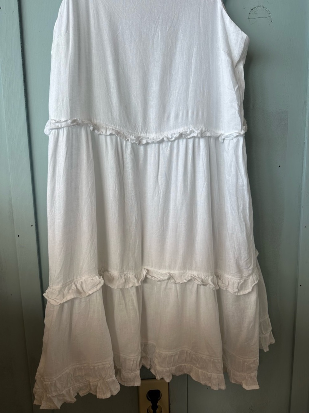 Rails White Ruffle Tiered Mini Dress - Picture 7 of 13